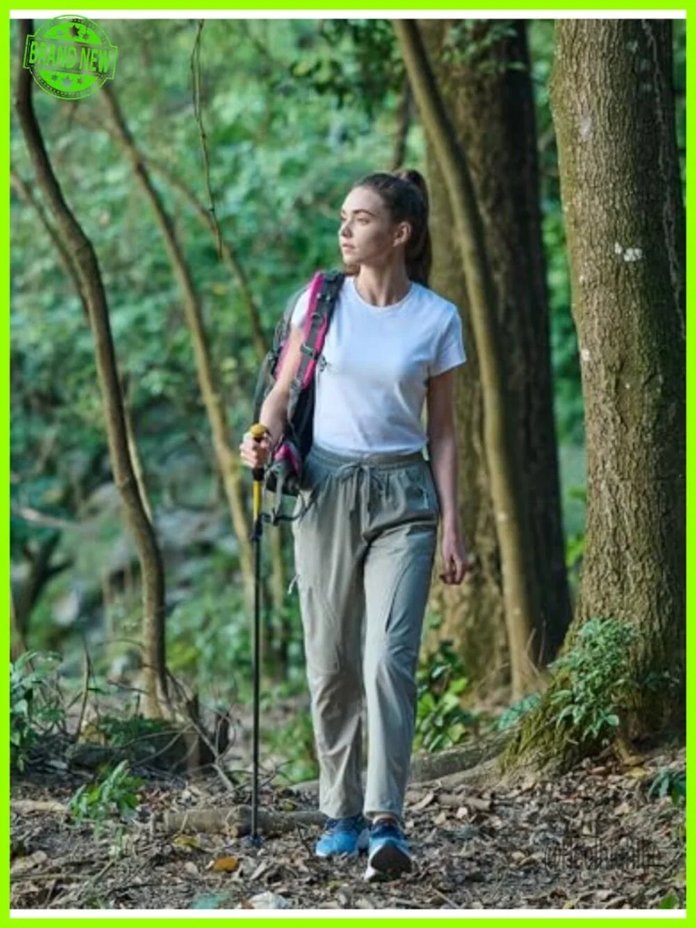 Women's Quick Dry Lightweight Hiking Cargo Pants UPF 50 Water Resistant Zipper